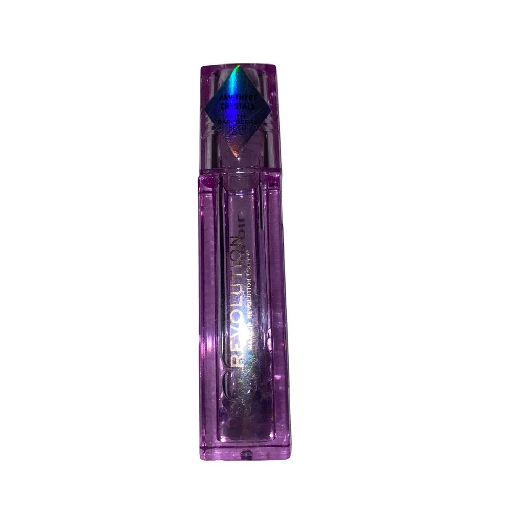 Revolution Crystal‎ Aura Lip Oil Amethyst Crystals Raspberry Seed Oil